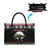 Funny Bigfoot Christmas Leather Bag Xmas Holiday Patterns - Wonder Print Shop