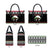 Funny Bigfoot Christmas Leather Bag Xmas Holiday Patterns - Wonder Print Shop