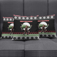 Funny Bigfoot Christmas Pillow Cover Xmas Holiday Patterns - Wonder Print Shop