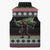 Funny Bigfoot Christmas Sleeveless Puffer Jacket Xmas Holiday Patterns - Wonder Print Shop