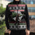 Funny Bigfoot Christmas Sleeveless Puffer Jacket Xmas Holiday Patterns - Wonder Print Shop