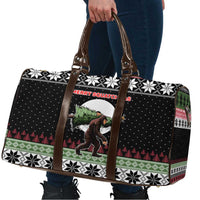 Funny Bigfoot Christmas Travel Bag Xmas Holiday Patterns - Wonder Print Shop