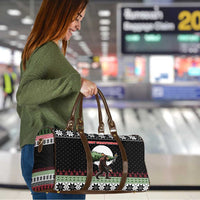 Funny Bigfoot Christmas Travel Bag Xmas Holiday Patterns - Wonder Print Shop