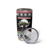Funny Bigfoot Christmas Tumbler Cup Xmas Holiday Patterns - Wonder Print Shop