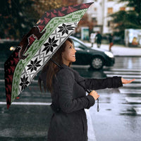 Funny Bigfoot Christmas Umbrella Xmas Holiday Patterns - Wonder Print Shop