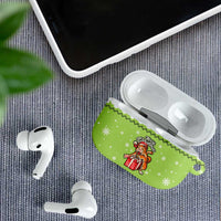 Funny Cat Merry Christmas AirPods Case Xmas Holiday Patterns - Wonder Print Shop