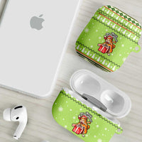 Funny Cat Merry Christmas AirPods Case Xmas Holiday Patterns - Wonder Print Shop