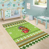 Funny Cat Merry Christmas Area Rug Xmas Holiday Patterns - Wonder Print Shop