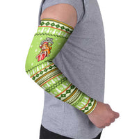 Funny Cat Merry Christmas Arm Sleeves Xmas Holiday Patterns - Wonder Print Shop