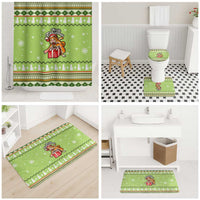 Funny Cat Merry Christmas Bathroom Set Xmas Holiday Patterns - Wonder Print Shop