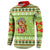 Funny Cat Merry Christmas Button Sweatshirt Xmas Holiday Patterns - Wonder Print Shop
