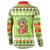 Funny Cat Merry Christmas Button Sweatshirt Xmas Holiday Patterns - Wonder Print Shop