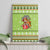 Funny Cat Merry Christmas Canvas Wall Art Xmas Holiday Patterns - Wonder Print Shop