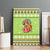 Funny Cat Merry Christmas Canvas Wall Art Xmas Holiday Patterns - Wonder Print Shop
