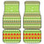 Funny Cat Merry Christmas Car Mats Xmas Holiday Patterns - Wonder Print Shop
