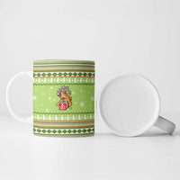 Funny Cat Merry Christmas Ceramic Mug Xmas Holiday Patterns - Wonder Print Shop