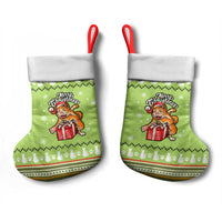 Funny Cat Merry Christmas Stocking Xmas Holiday Patterns - Wonder Print Shop