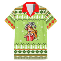 Funny Cat Merry Christmas Family Matching Mermaid Dress and Hawaiian Shirt Xmas Holiday Patterns - Wonder Print Shop