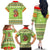 Funny Cat Merry Christmas Family Matching Off The Shoulder Long Sleeve Dress and Hawaiian Shirt Xmas Holiday Patterns - Wonder Print Shop