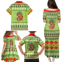 Funny Cat Merry Christmas Family Matching Puletasi and Hawaiian Shirt Xmas Holiday Patterns - Wonder Print Shop