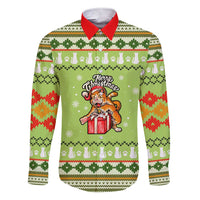 Funny Cat Merry Christmas Family Matching Short Sleeve Bodycon Dress and Hawaiian Shirt Xmas Holiday Patterns - Wonder Print Shop