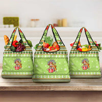 Funny Cat Merry Christmas Grocery Bag Xmas Holiday Patterns - Wonder Print Shop