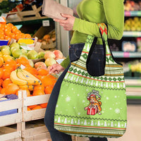 Funny Cat Merry Christmas Grocery Bag Xmas Holiday Patterns - Wonder Print Shop