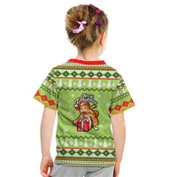 Funny Cat Merry Christmas Kid T Shirt Xmas Holiday Patterns - Wonder Print Shop