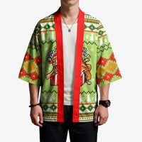 Funny Cat Merry Christmas Kimono Xmas Holiday Patterns - Wonder Print Shop