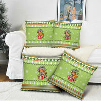 Funny Cat Merry Christmas Pillow Cover Xmas Holiday Patterns - Wonder Print Shop