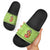 Funny Cat Merry Christmas Slide Sandals Xmas Holiday Patterns - Wonder Print Shop