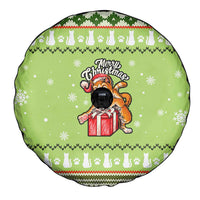 Funny Cat Merry Christmas Spare Tire Cover Xmas Holiday Patterns - Wonder Print Shop