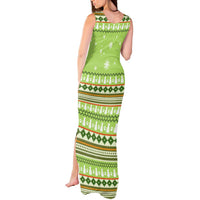 Funny Cat Merry Christmas Tank Maxi Dress Xmas Holiday Patterns - Wonder Print Shop