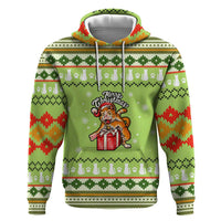 Funny Cat Merry Christmas Zip Hoodie Xmas Holiday Patterns - Wonder Print Shop