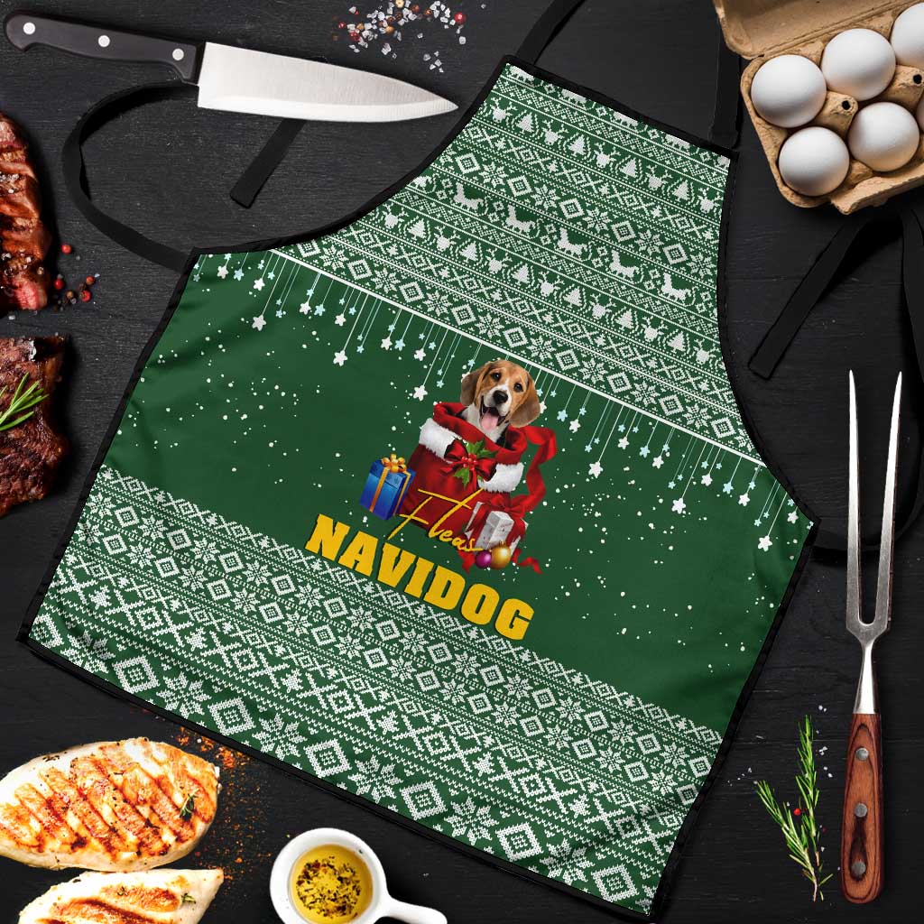 Funny Christmas Gift Beagle Christmas Apron Xmas Holiday Patterns - Wonder Print Shop