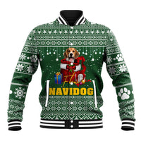 Funny Christmas Gift Beagle Christmas Baseball Jacket Xmas Holiday Patterns - Wonder Print Shop