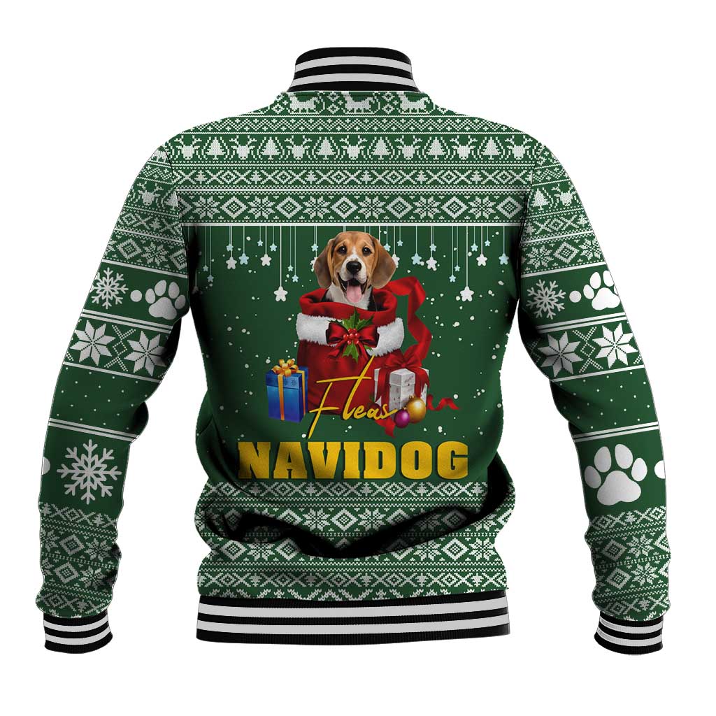 Funny Christmas Gift Beagle Christmas Baseball Jacket Xmas Holiday Patterns - Wonder Print Shop