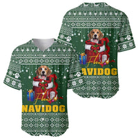 Funny Christmas Gift Beagle Christmas Baseball Jersey Xmas Holiday Patterns - Wonder Print Shop