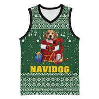Funny Christmas Gift Beagle Christmas Basketball Jersey Xmas Holiday Patterns - Wonder Print Shop