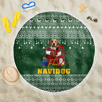 Funny Christmas Gift Beagle Christmas Beach Blanket Xmas Holiday Patterns - Wonder Print Shop