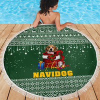 Funny Christmas Gift Beagle Christmas Beach Blanket Xmas Holiday Patterns - Wonder Print Shop