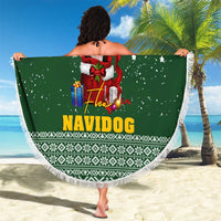 Funny Christmas Gift Beagle Christmas Beach Blanket Xmas Holiday Patterns - Wonder Print Shop