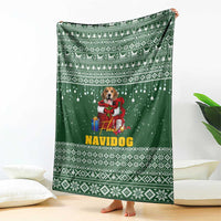 Funny Christmas Gift Beagle Christmas Blanket Xmas Holiday Patterns - Wonder Print Shop