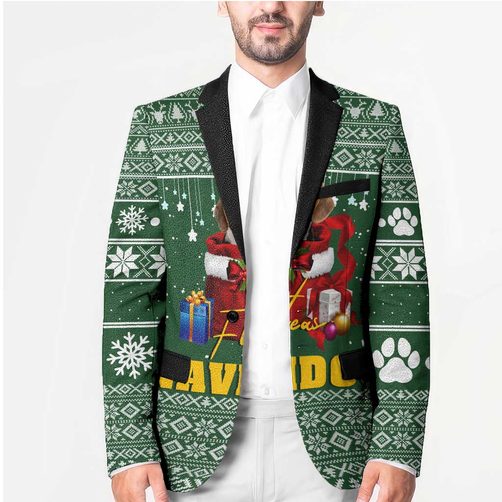 Funny Christmas Gift Beagle Christmas Blazer Xmas Holiday Patterns - Wonder Print Shop
