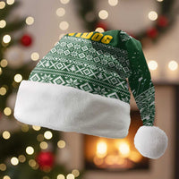 Funny Christmas Gift Beagle Christmas Santa Hat Xmas Holiday Patterns - Wonder Print Shop