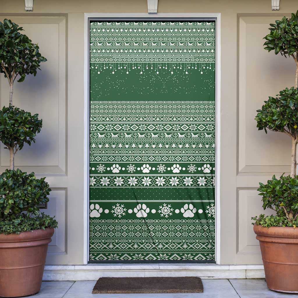Funny Christmas Gift Beagle Christmas Door Cover Xmas Holiday Patterns - Wonder Print Shop