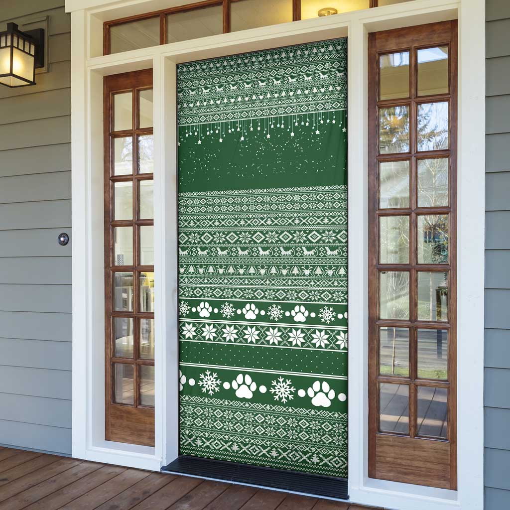 Funny Christmas Gift Beagle Christmas Door Cover Xmas Holiday Patterns - Wonder Print Shop