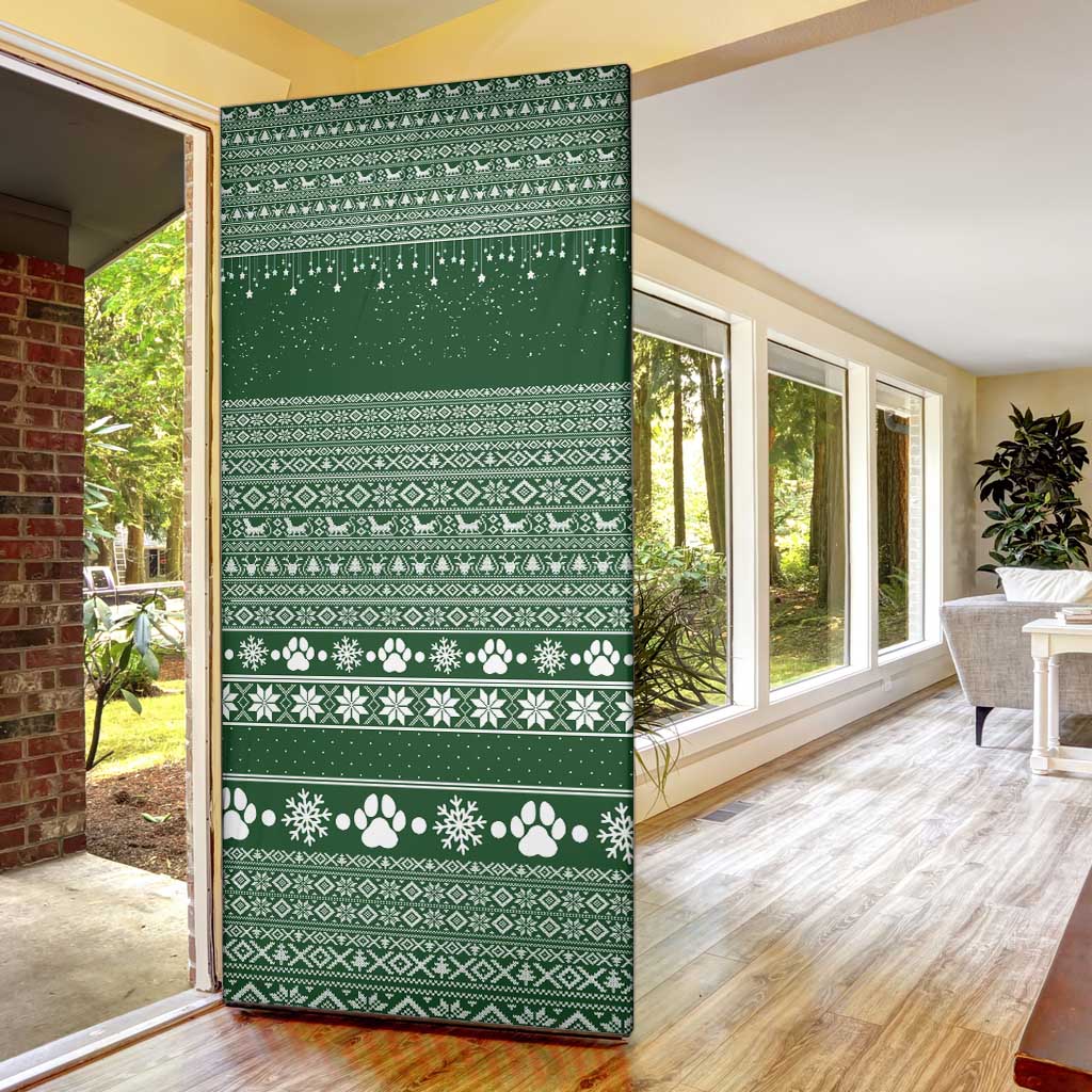Funny Christmas Gift Beagle Christmas Door Cover Xmas Holiday Patterns - Wonder Print Shop