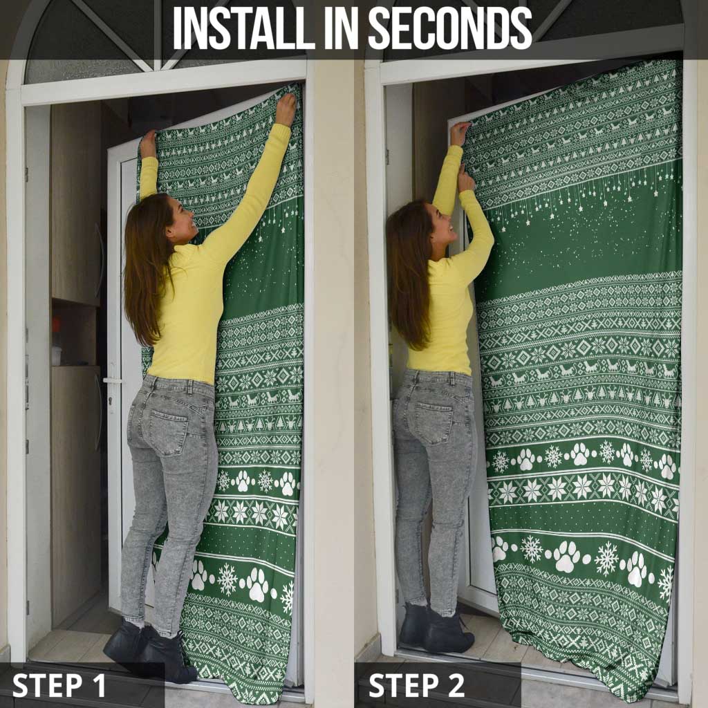 Funny Christmas Gift Beagle Christmas Door Cover Xmas Holiday Patterns - Wonder Print Shop