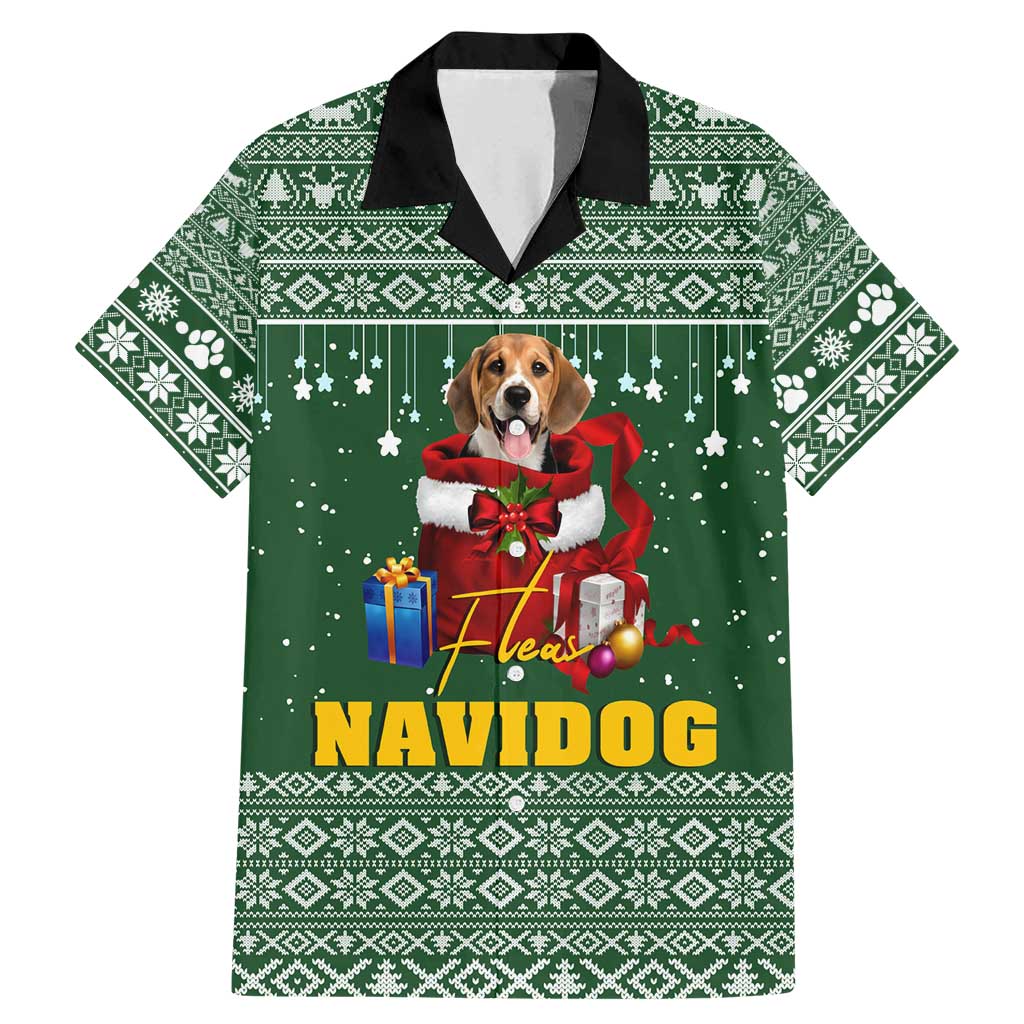 Funny Christmas Gift Beagle Christmas Family Matching Mermaid Dress and Hawaiian Shirt Xmas Holiday Patterns - Wonder Print Shop
